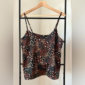 EUC Forever 21 Black Floral Top